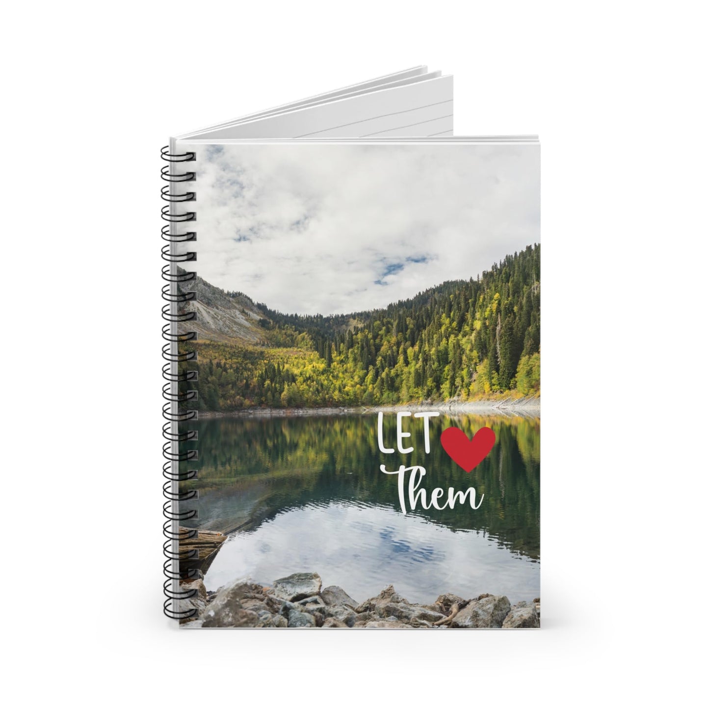 Eco-Friendly Spiral Notebook - Let Them Love Nature, Journal, Nature Lover Gift, Travel Journal, Wilderness Planner
