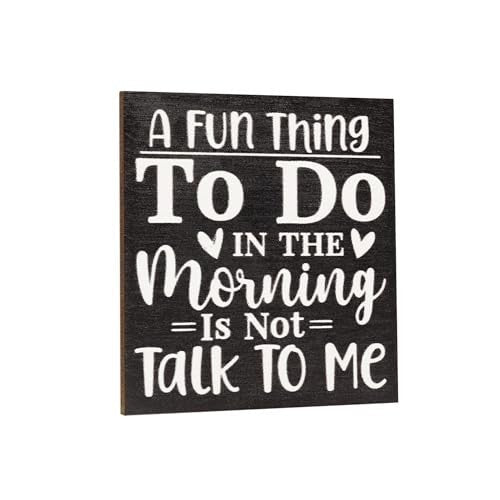 JennyGems A Fun Thing to Do in The Morning is Not Talk to Me Fridge Magnet, 3x3