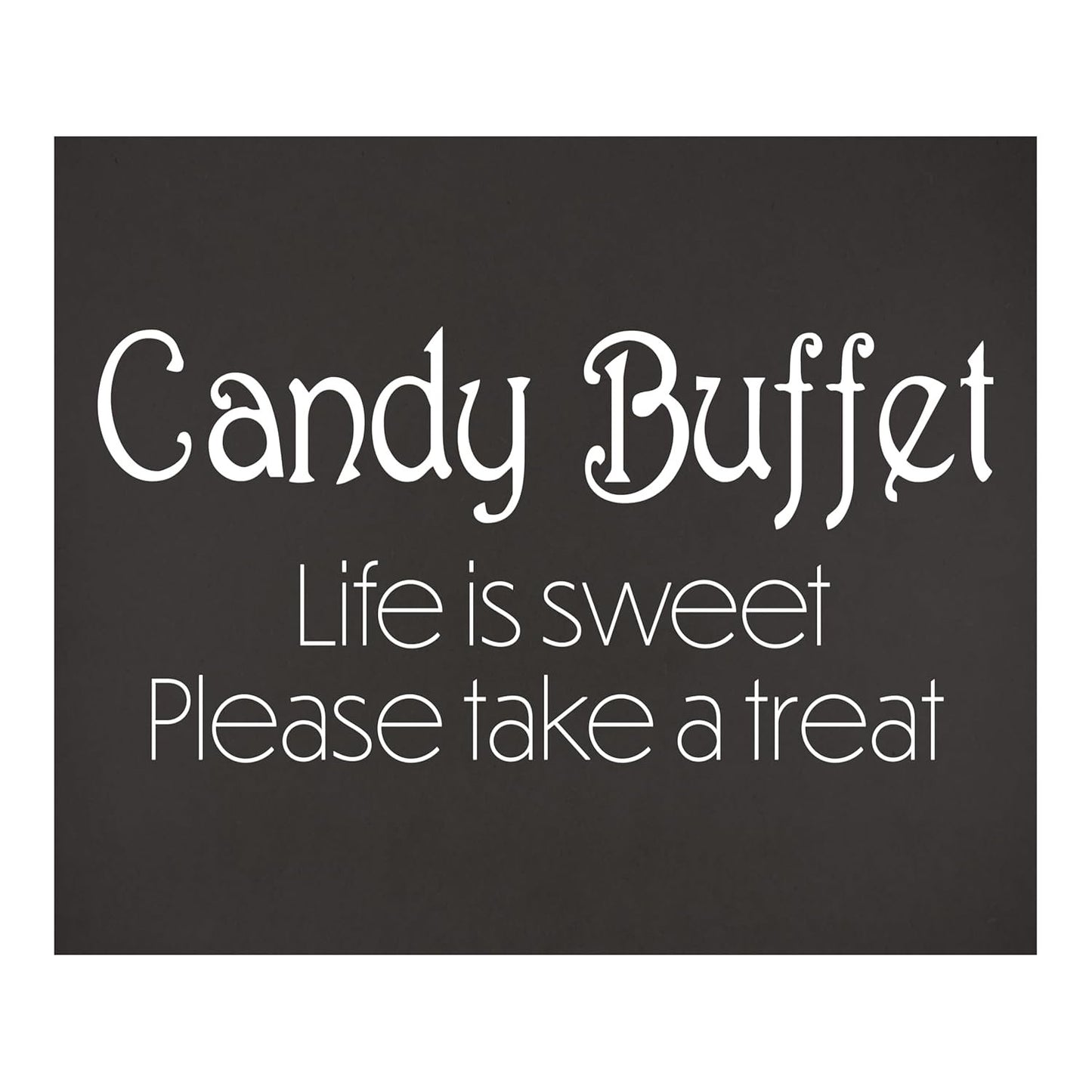 Candy Bar Wedding and Event Sign
