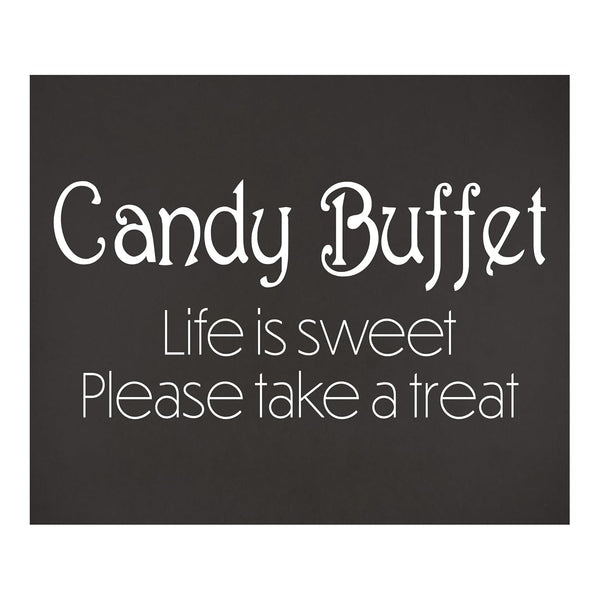 Candy Bar Wedding and Event Sign