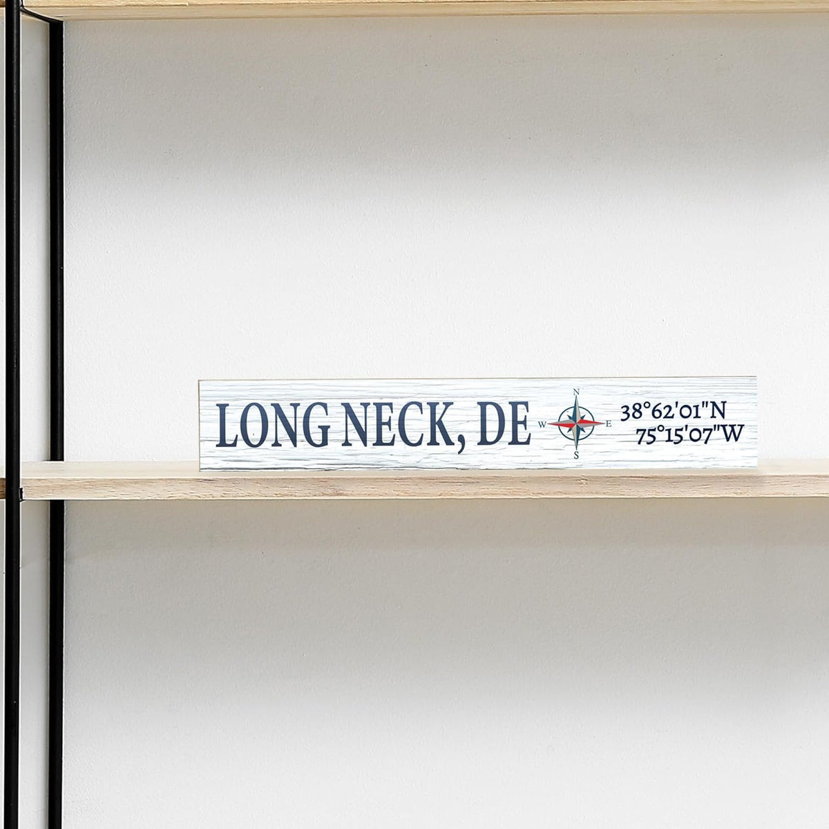 JennyGems Long Neck Delaware Gifts and Souvenirs, Delaware Sign, Beach Decor, Made in USA