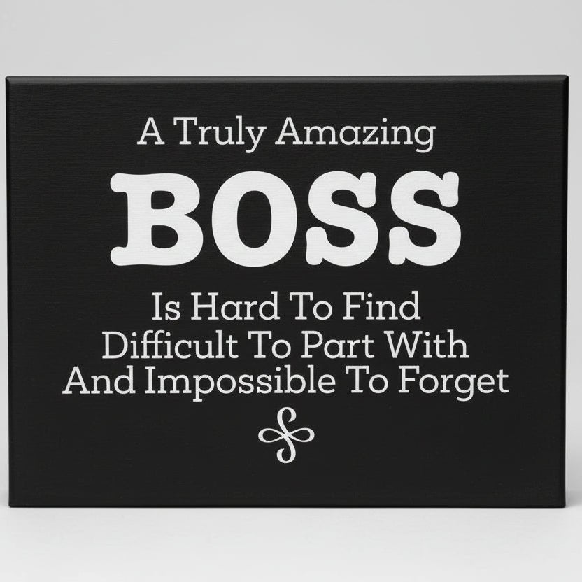 JennyGems Boss Gifts, Mentor Gifts, Gifts for Leader, Boss Mentor Leader Appreciation Gifts, 8x6 Inch Wood Sign, Bosses Day Gift, Gift for Mentor, Leader Gifts, Going Away Gifts Retirement Gifts