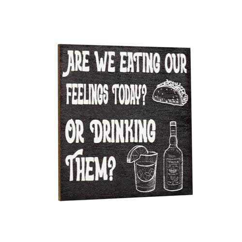 Funny Fridge Magnet: Eating Our Feelings Sarcastic Gift