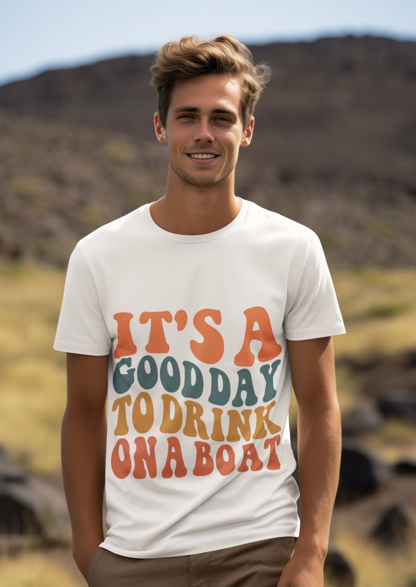Funny Boating T-Shirt: Good Day to Drink on a Boat Tee
