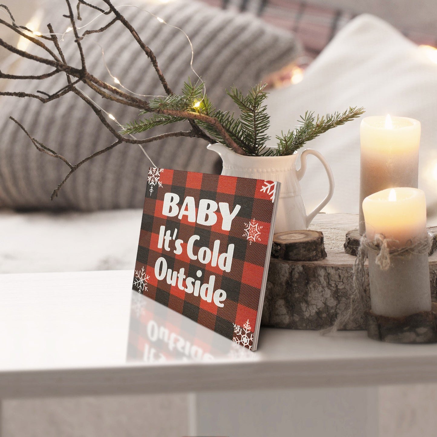 JennyGems Baby It's Cold Outside, Christmas Decorations, Cute Christmas Decor