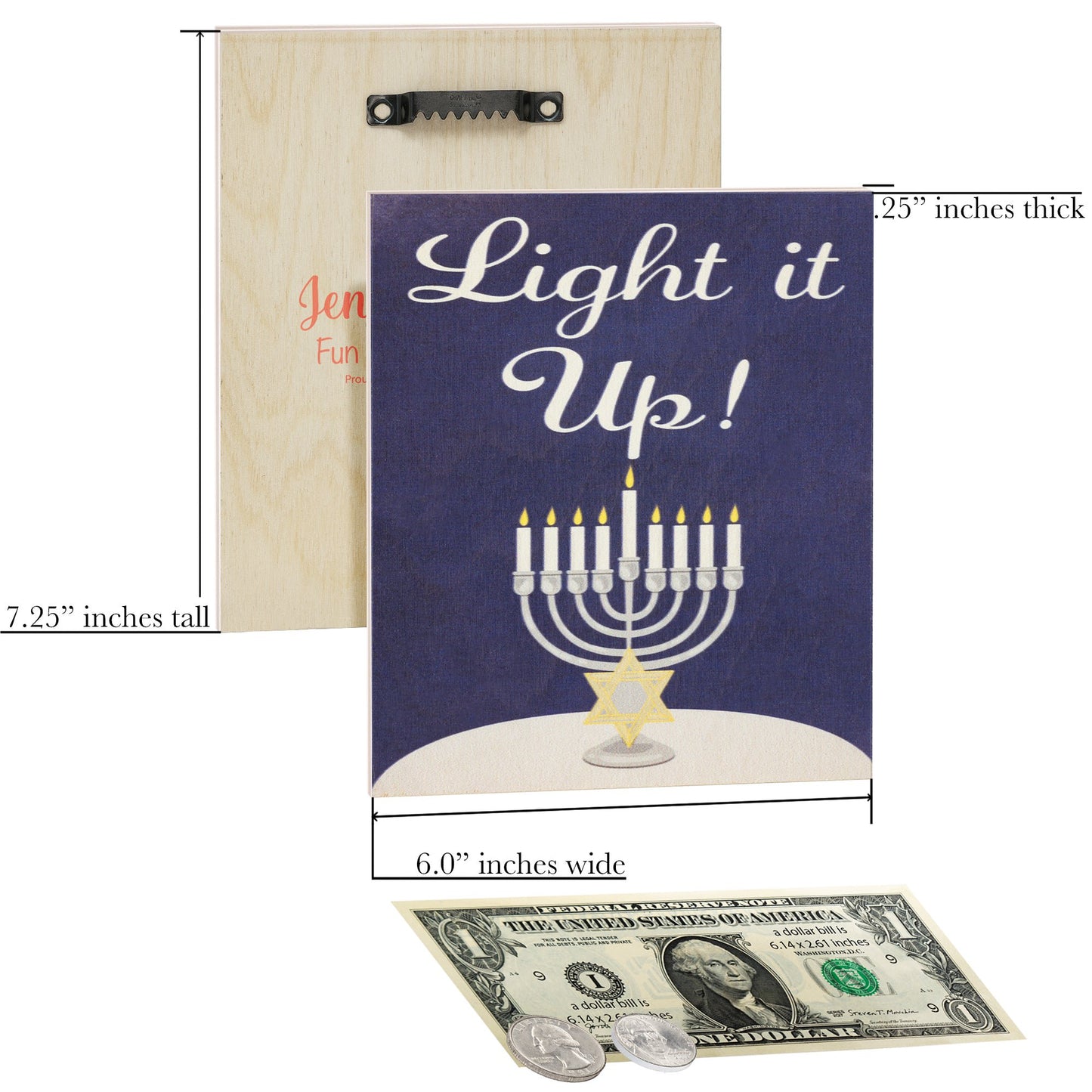 Light it Up Wood Sign, Hanukkah Decorations, Hanukkah Party Decorations, Chanukah Decorations Hanukkah Menorah, Hanukkah Gifts