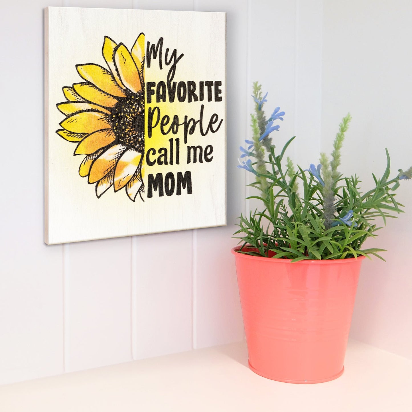 JennyGems Mom Gifts, My Favorite People Call Me Mom Sign, Mothers Day Gifts