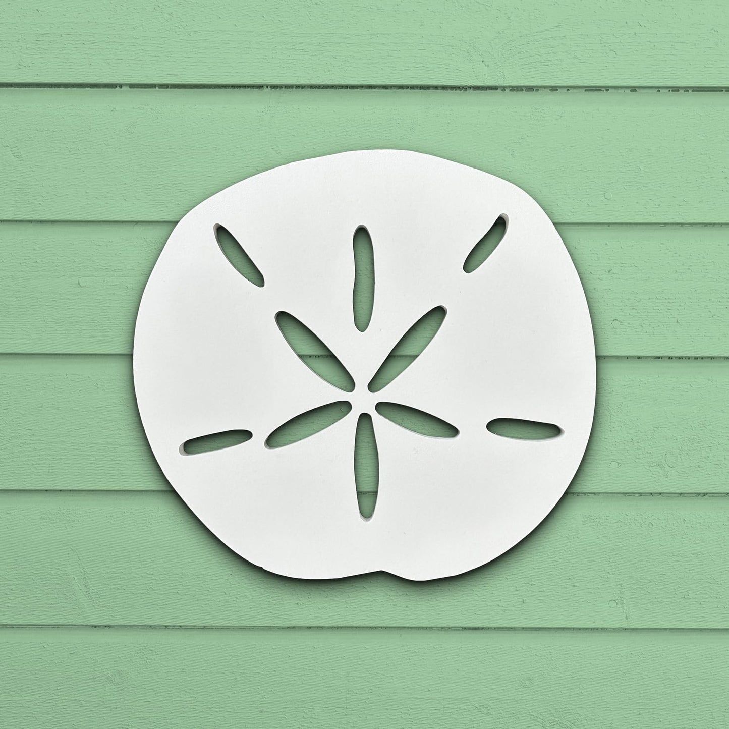 Outdoor Sand Dollar Wall Decor – Coastal Sign for Beach House – PVC Sand Dollar for Indoor Outdoor Use – Ocean Wall Art