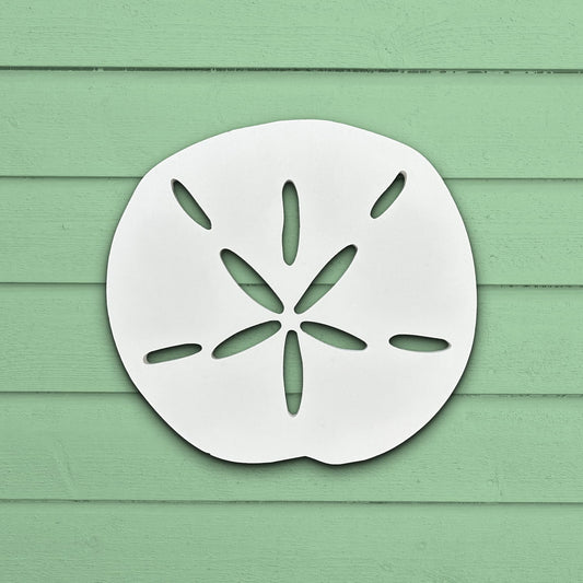 Outdoor Sand Dollar Wall Decor – Coastal Sign for Beach House – PVC Sand Dollar for Indoor Outdoor Use – Ocean Wall Art