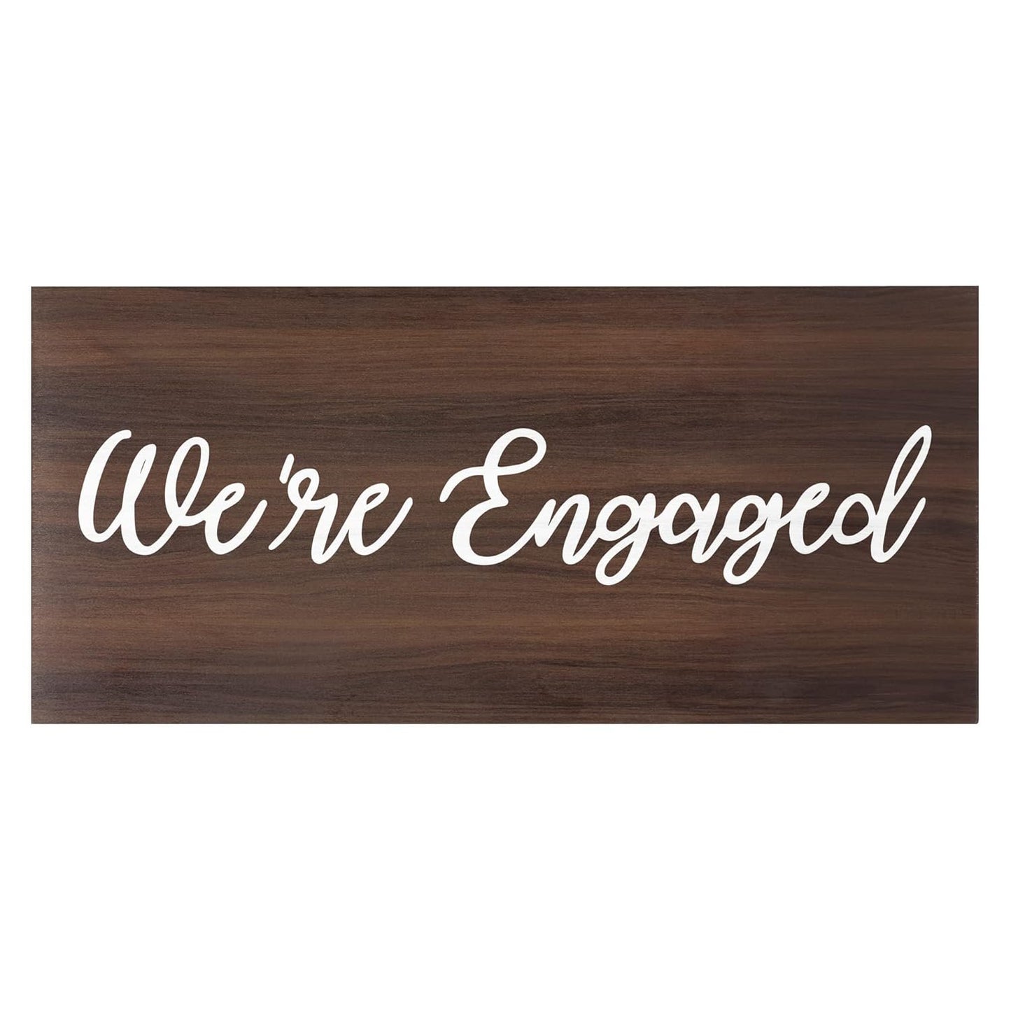 We're Engaged | Engagement Photo Prop Sign | Engagement Announcement | Engagement Photoshoot Sign | Engagement Party Decoration|
