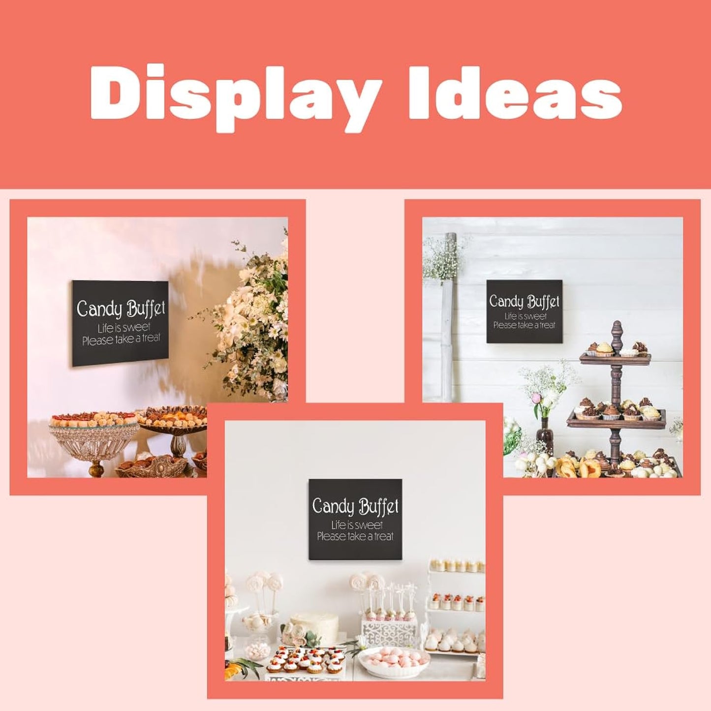 Candy Bar Wedding and Event Sign