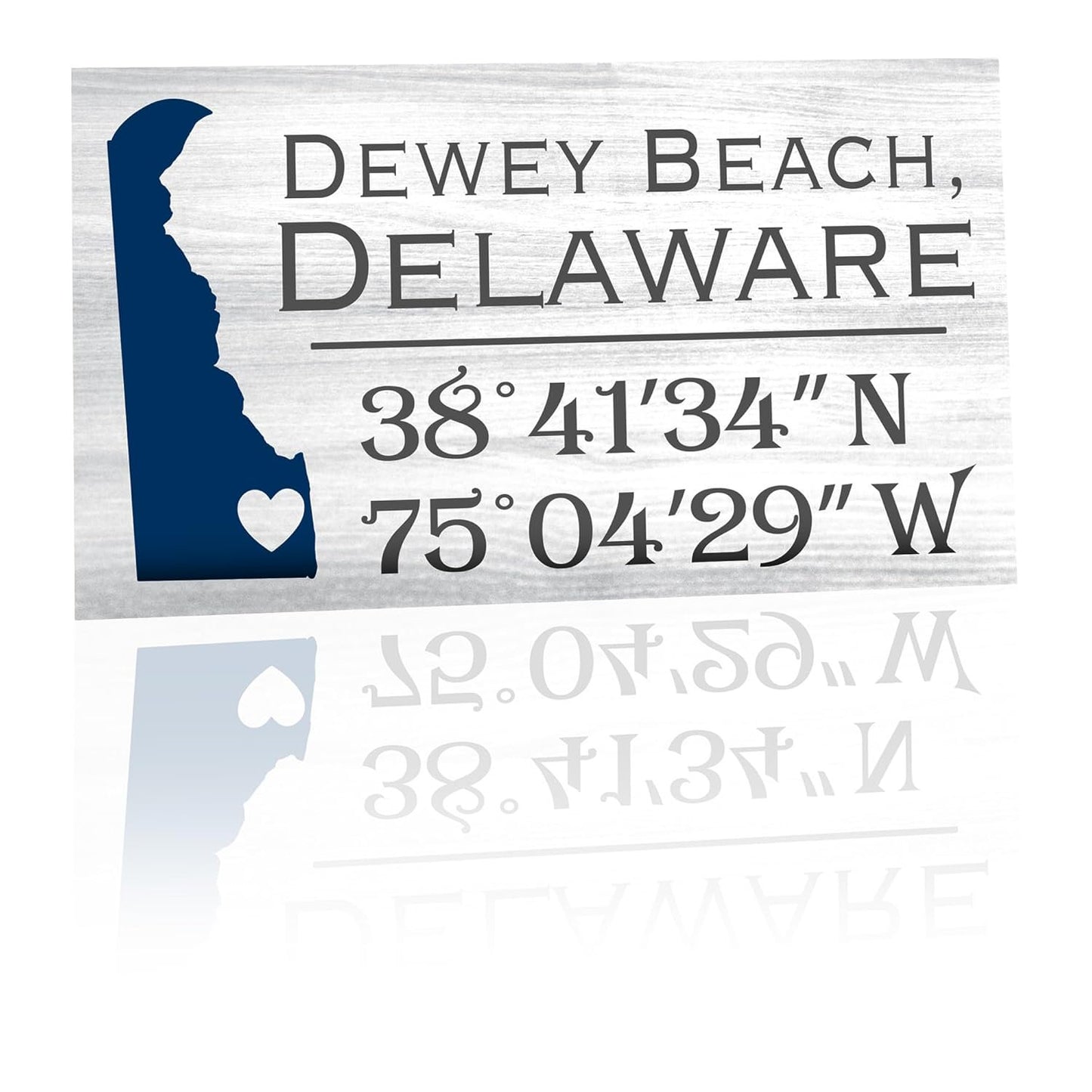 Dewey Beach Delaware Sign: Coastal Farmhouse Decor