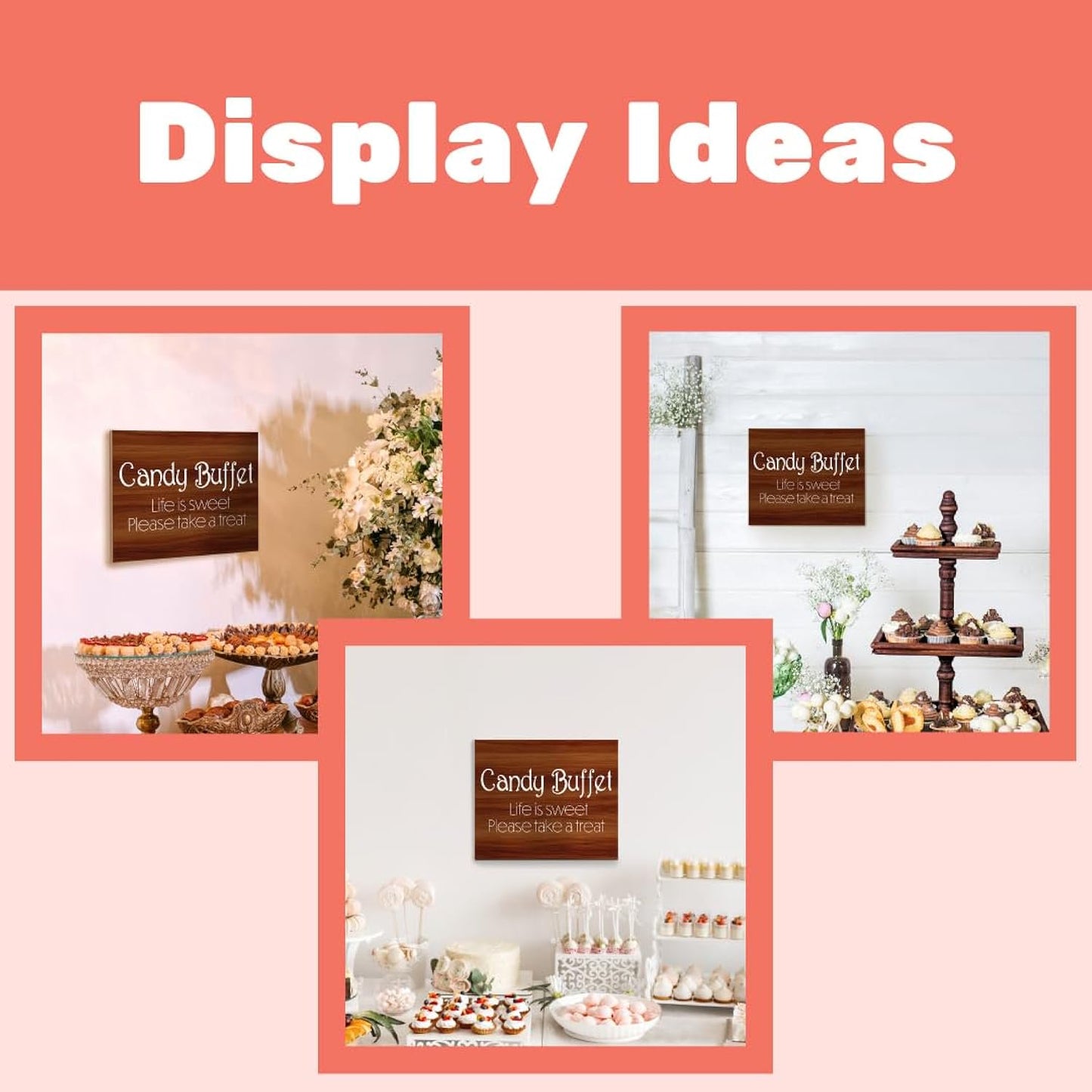 Candy Bar Wedding and Event Sign