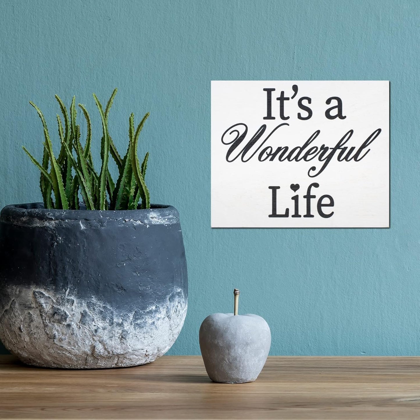 It's A Wonderful Life Wooden Sign