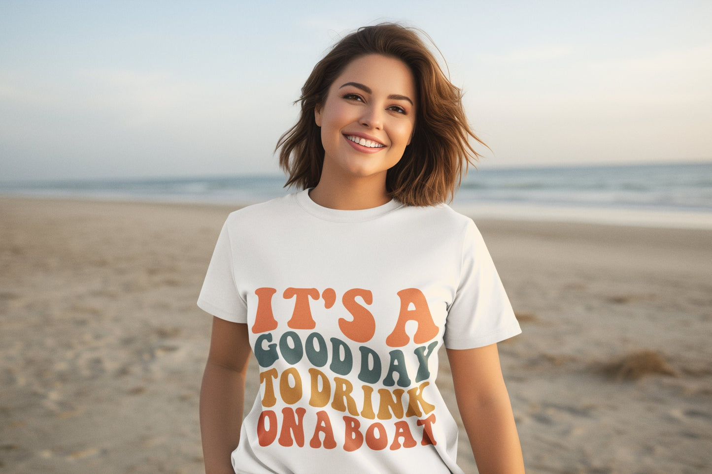 Funny Boating T-Shirt: Good Day to Drink on a Boat Tee