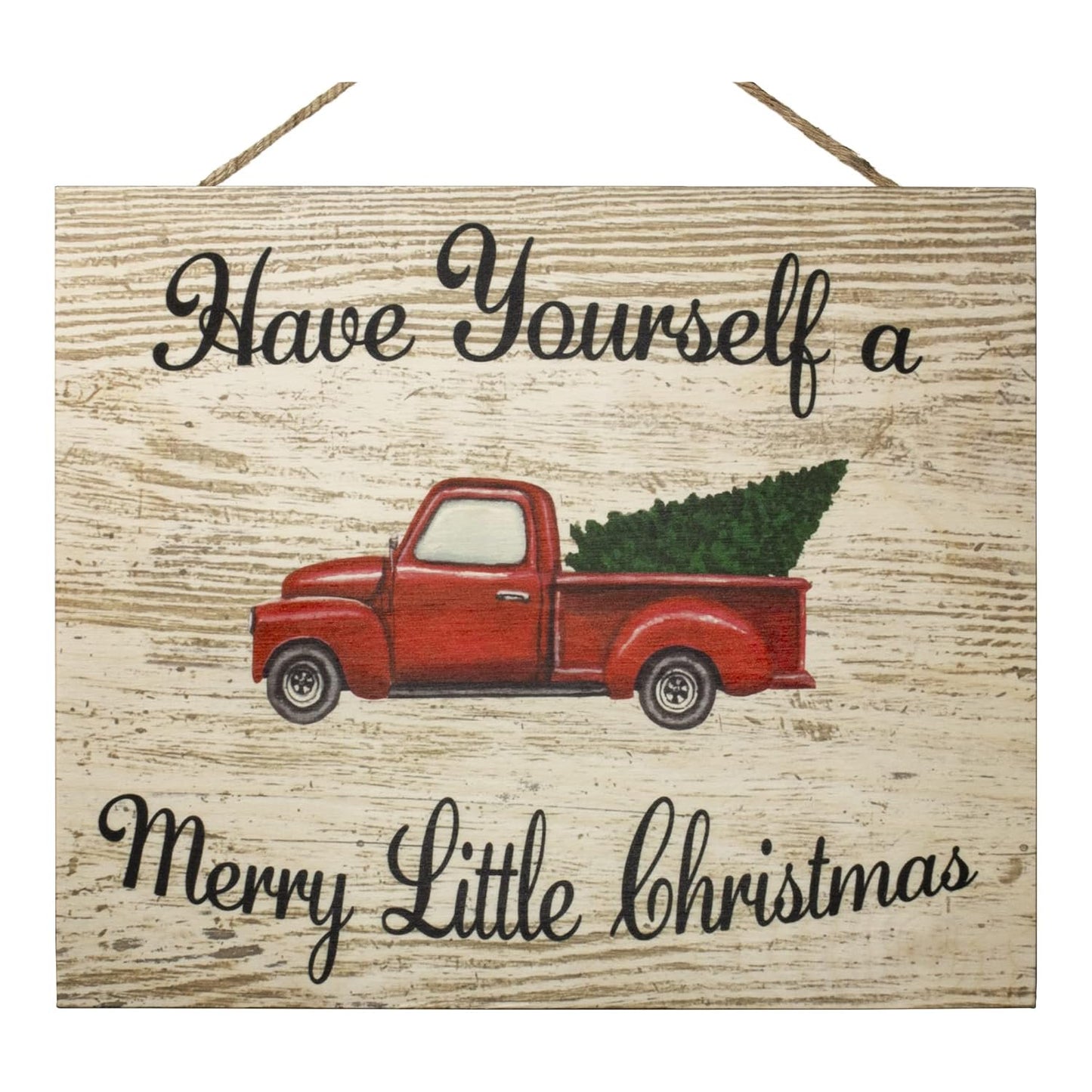 Have Yourself a Merry Little Christmas Red Truck Sign