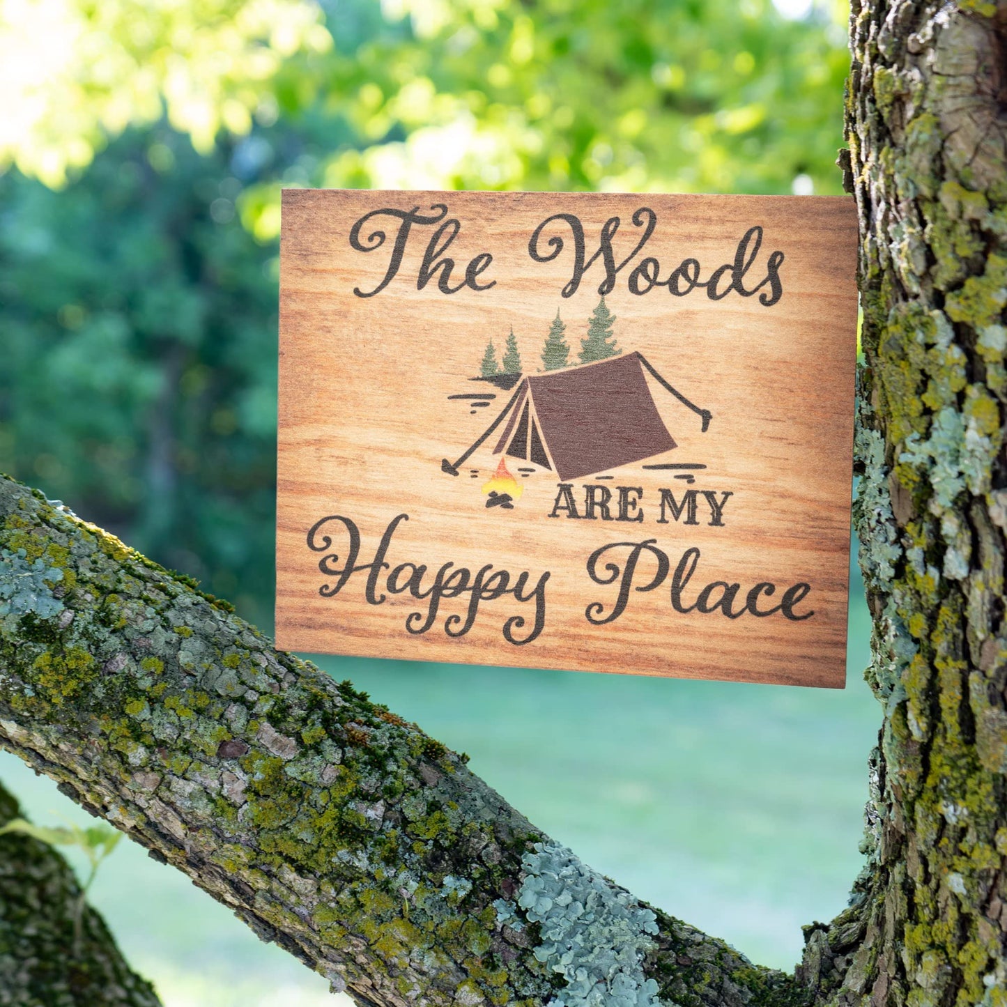 JennyGems Happy Camper Gifts for Women, Camping Adventure Campsite Hanging Decor, RV Camping Gifts, Cabin Sign Camping Signs, Cute Camping Gifts, Fun RV Accessories, Gift for Campers