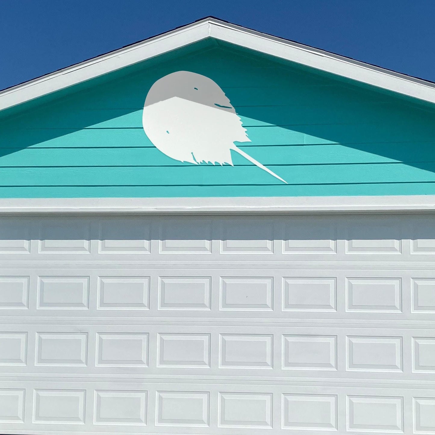 Horseshoe Crab Outdoor Sign: Coastal PVC Wall Decor