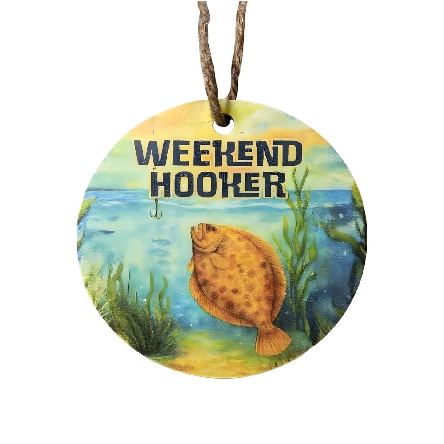 Weekend Hooker Fishing Ornament