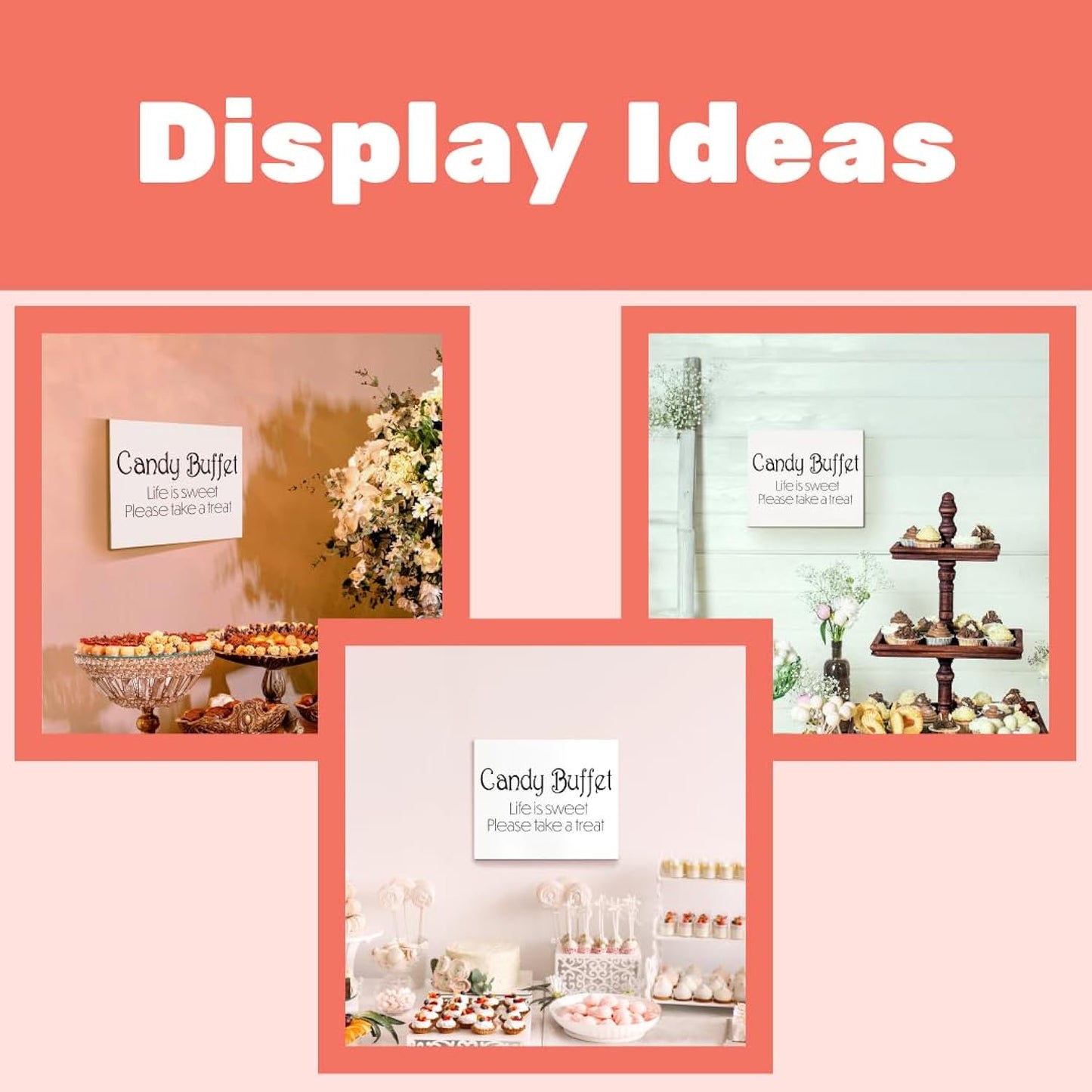 Candy Bar Wedding and Event Sign