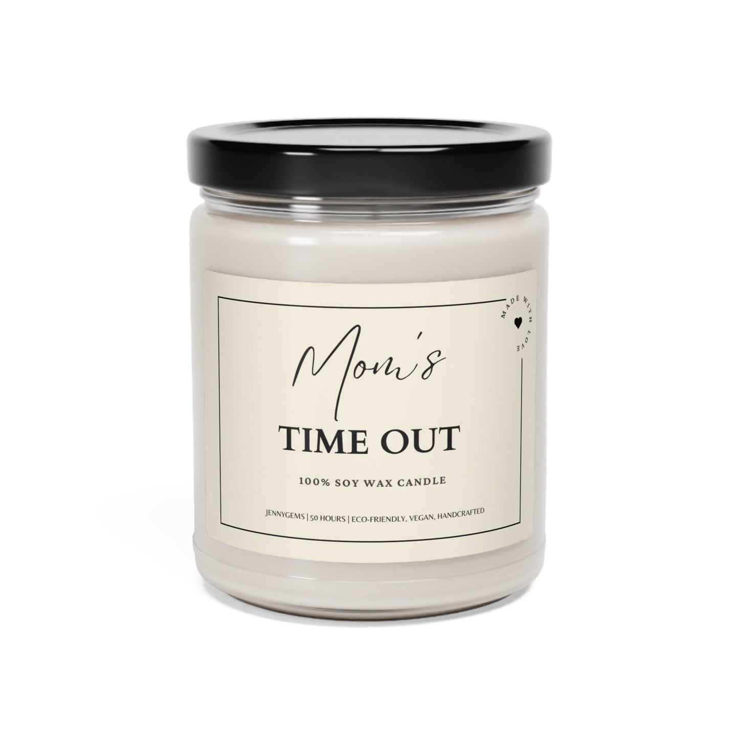 Mom's Time Out Scented Candle: Funny New Mom Gift