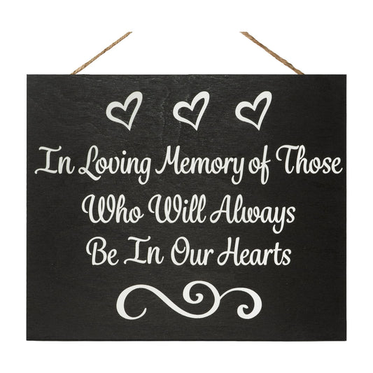 JennyGems Wedding Memorial Sign, In Remembrance Sign, In Loving Memory, Wedding Sign, In Memory of Loved One, Family Reunion Sign, Memory Table Sign (Black)