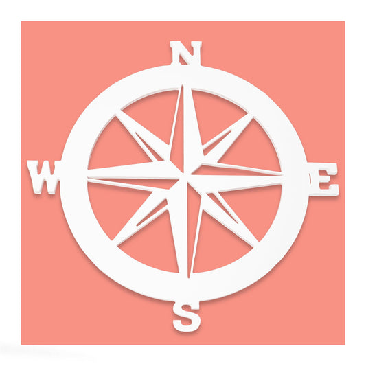 JennyGems Nautical House Sign Anchor Compass Crab, Beach Decor, Indoor Outdoor PVC, Made in USA