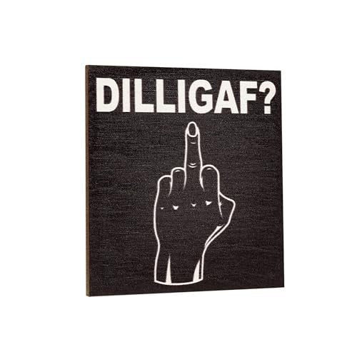 JennyGems DILLIGAF Funny Fridge Magnet, 3 x 3 Inches, Refrigerator Magnets