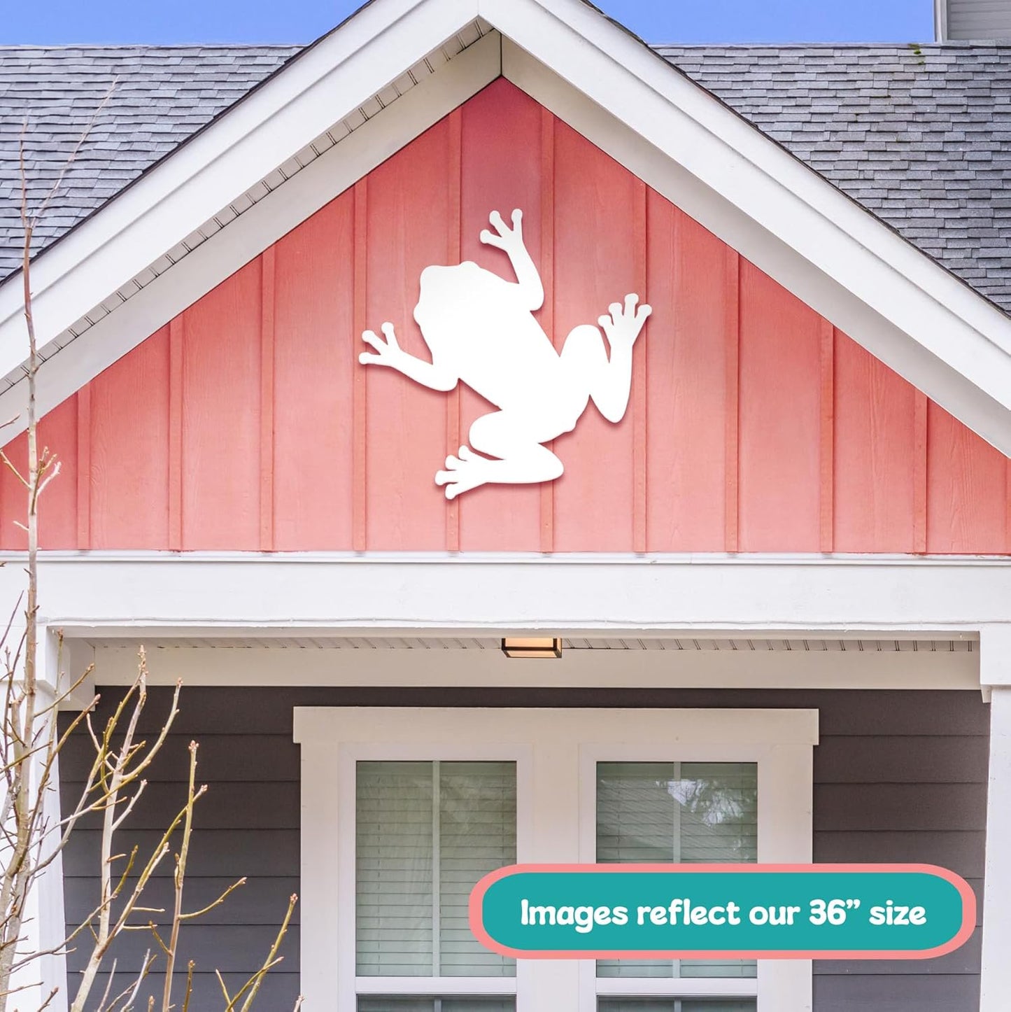 Coastal Frog Sign: Weatherproof PVC Beach House Decor