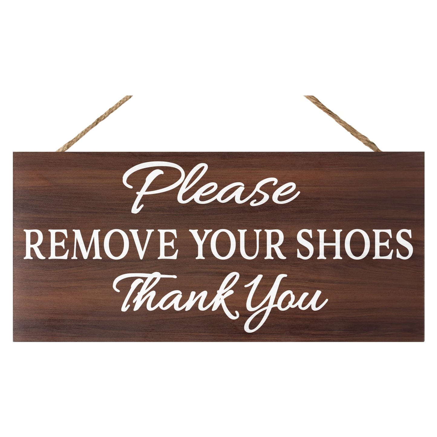 Please Remove Your Shoes Wooden Sign, Front Door or Mudroom Sign, No Shoes Signs, American Made