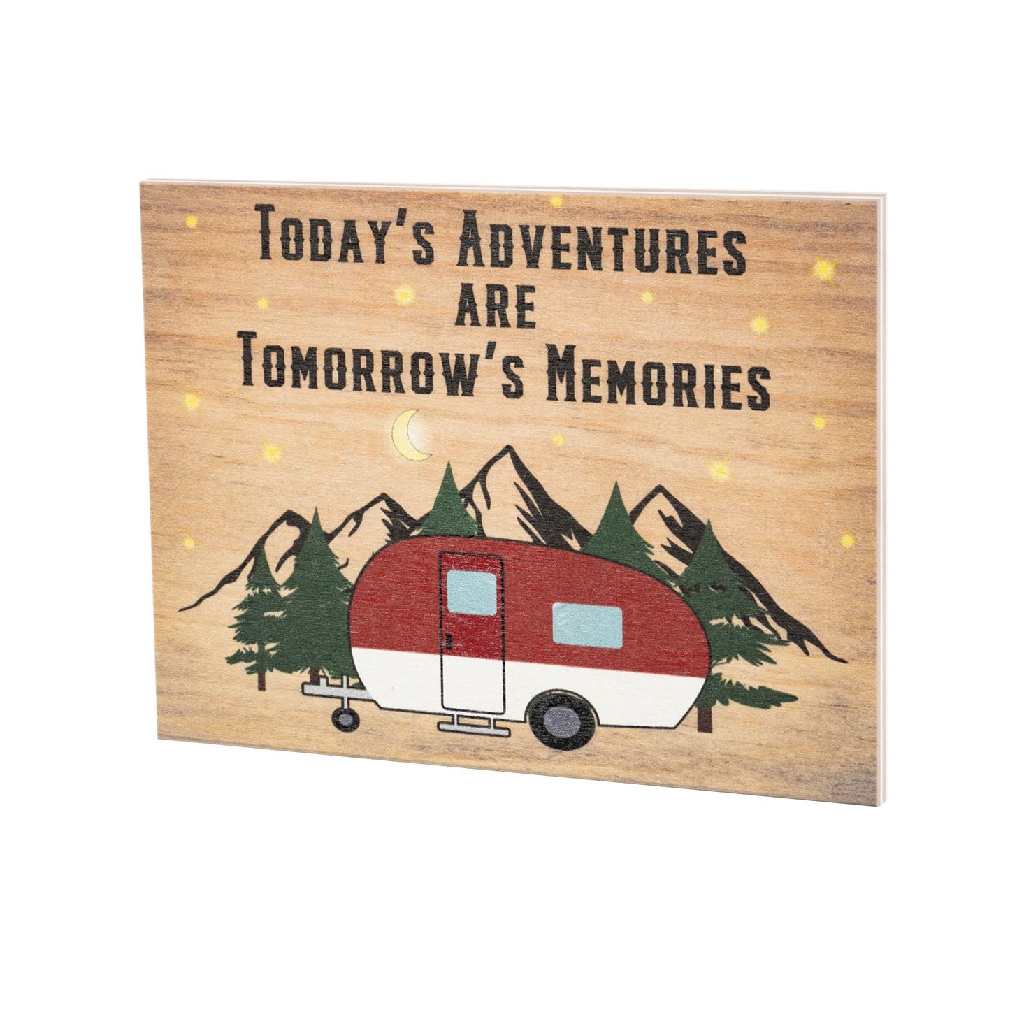 JennyGems Happy Camper Gifts for Women, Camping Adventure Campsite Hanging Decor, RV Camping Gifts, Cabin Sign Camping Signs, Cute Camping Gifts, Fun RV Accessories, Gift for Campers