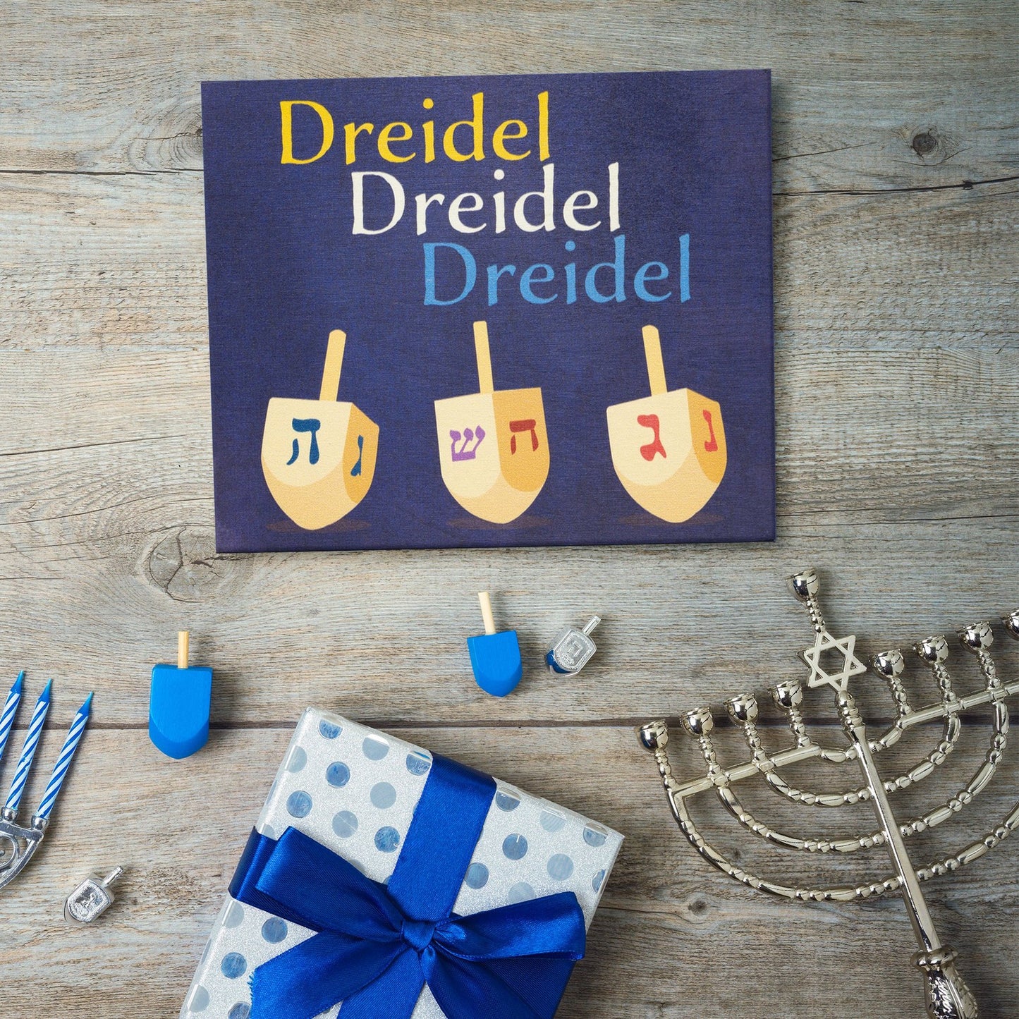 Dreidel Dreidel Dreidel Wood Sign, Hanukkah Decorations Indoor, Chanukah Decorations, Funny Hanukkah Gifts