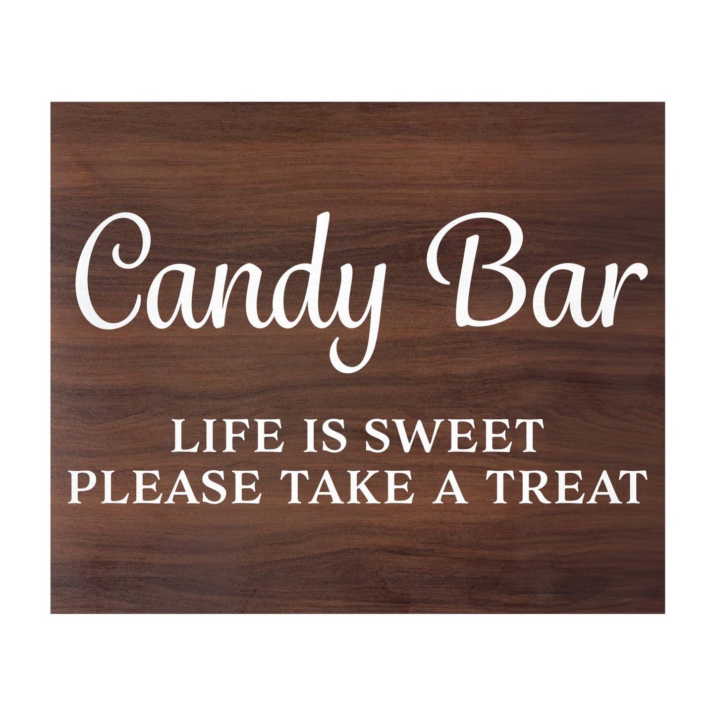 Candy Buffet Sign, Wedding and Event Decor, Black