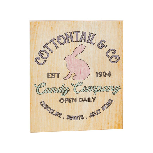 JennyGems Easter Decorations, Cottontail and Co Easter Sign, Farmhouse Easter