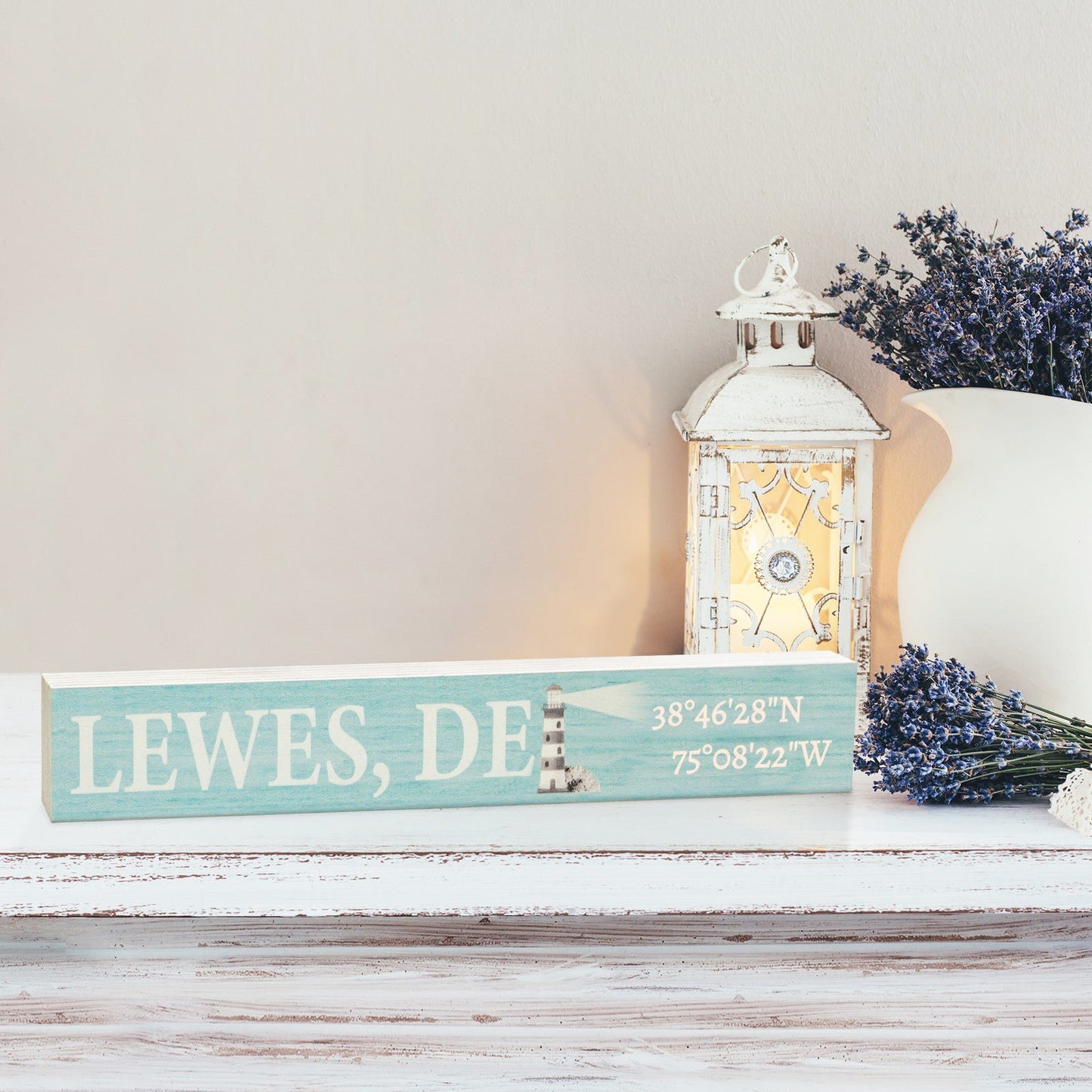 JennyGems Delaware Gifts, Delaware Souvenirs, Lewes Lighthouse Footer