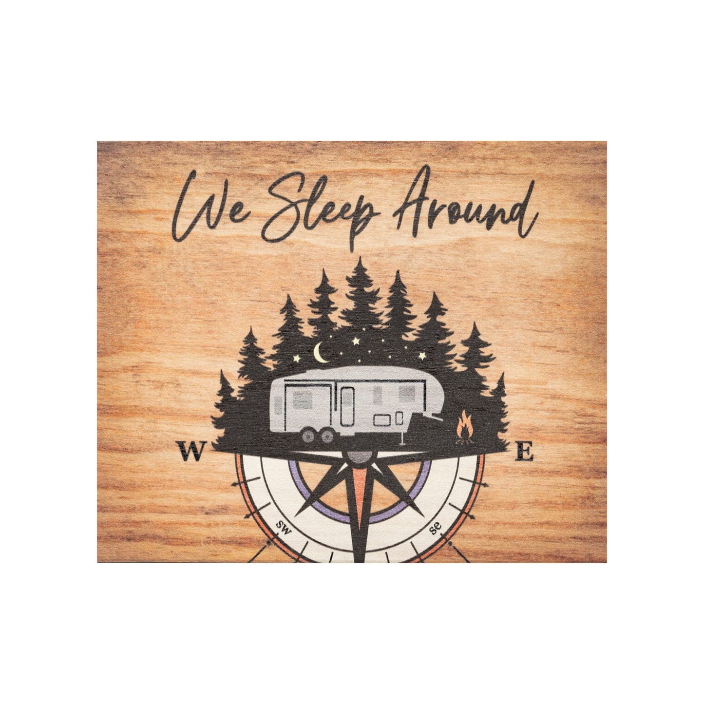 JennyGems Happy Camper Gifts for Women, Camping Adventure Campsite Hanging Decor, RV Camping Gifts, Cabin Sign Camping Signs, Cute Camping Gifts, Fun RV Accessories, Gift for Campers