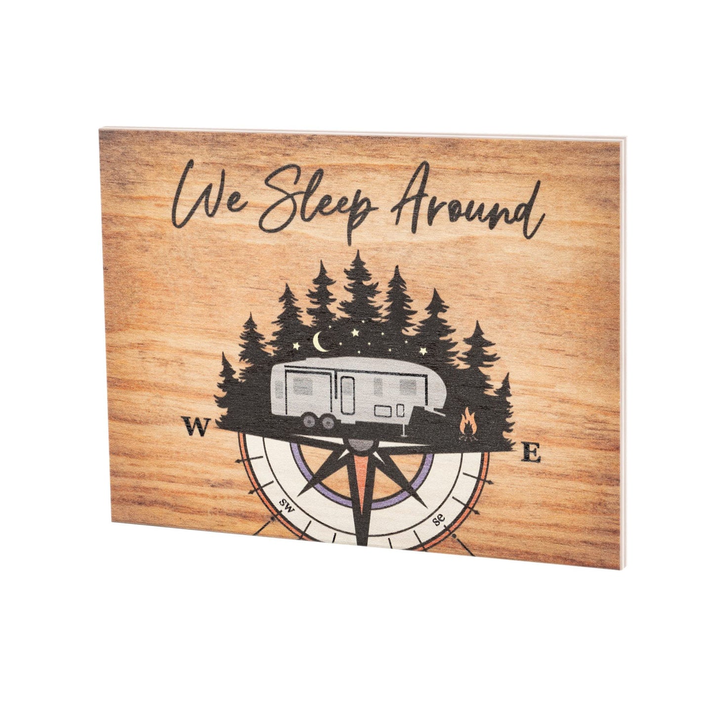 JennyGems Happy Camper Gifts for Women, Camping Adventure Campsite Hanging Decor, RV Camping Gifts, Cabin Sign Camping Signs, Cute Camping Gifts, Fun RV Accessories, Gift for Campers
