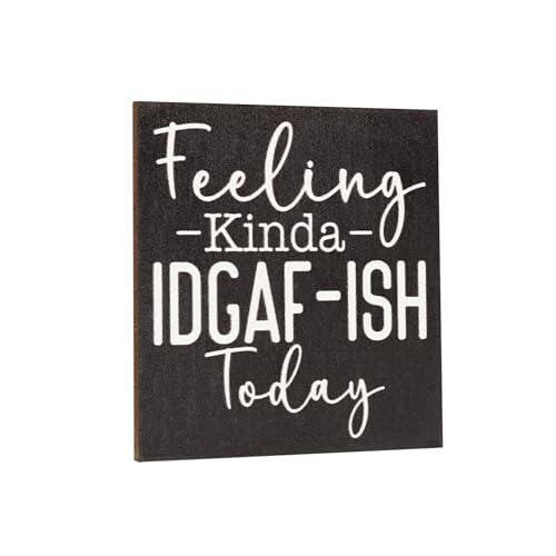 IDGAF Sarcastic Fridge Magnet: Funny Office Decor, USA Made