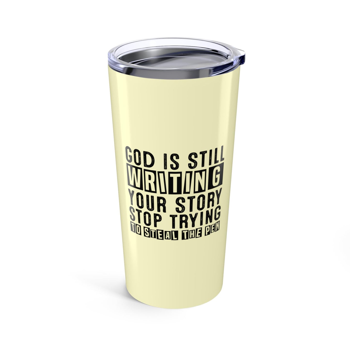 God Tumbler Christian Tumbler God Affirmation, God is Writing Your Story, Trust God Tumbler, Christianity Gift for Her