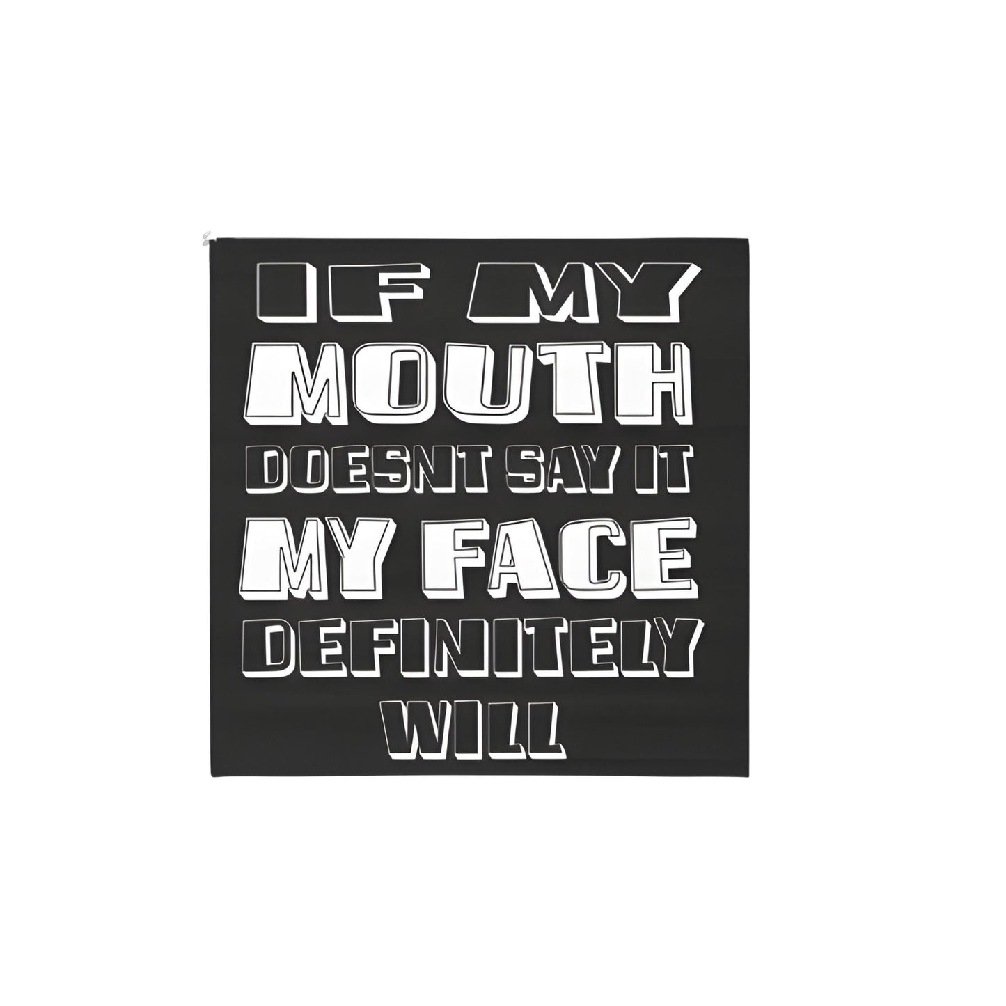 Funny Fridge Magnet: Sassy Humor Office Decor, Handmade USA