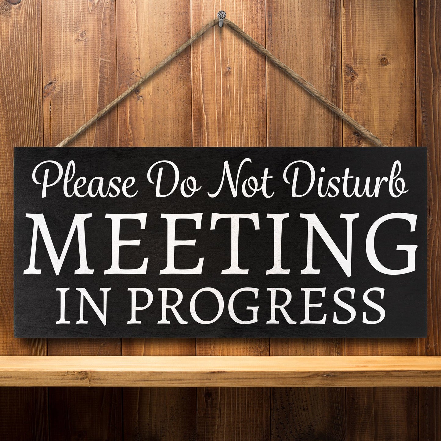 JennyGems Do Not Disturb, Meeting In Progress Sign, In a Meeting Wall Sign