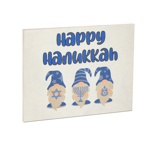JennyGems Hanukkah Decorations Happy Hanukkah Sign, Hanukkah Gnomes Gift
