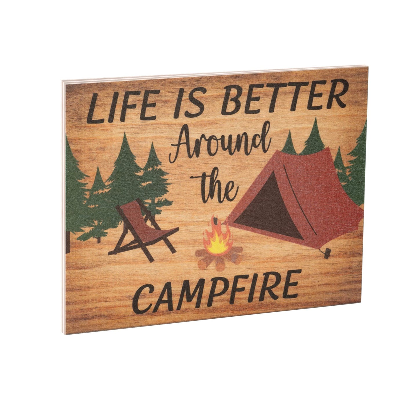 JennyGems Happy Camper Gifts for Women, Camping Adventure Campsite Hanging Decor, RV Camping Gifts, Cabin Sign Camping Signs, Cute Camping Gifts, Fun RV Accessories, Gift for Campers