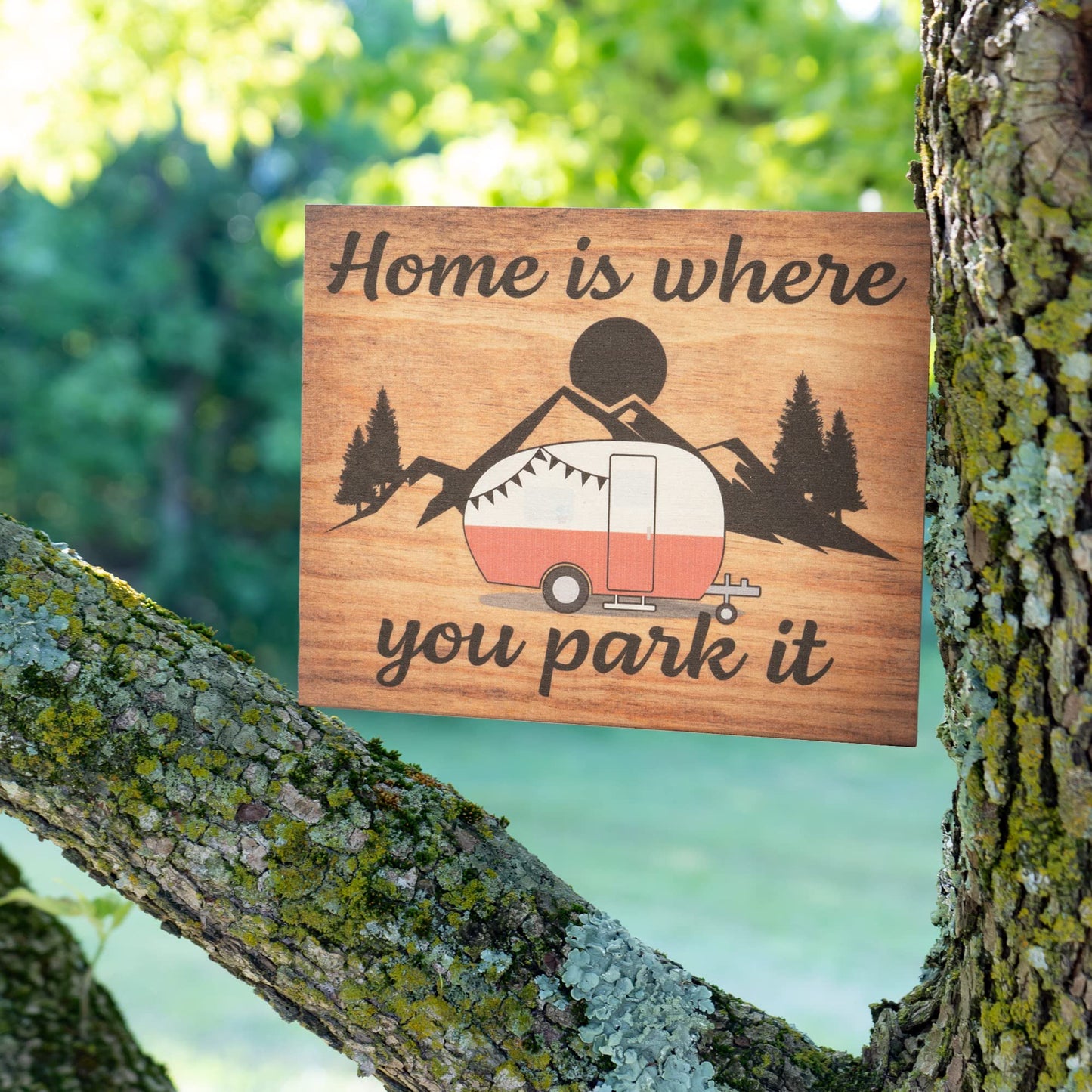 JennyGems Happy Camper Gifts for Women, Camping Adventure Campsite Hanging Decor, RV Camping Gifts, Cabin Sign Camping Signs, Cute Camping Gifts, Fun RV Accessories, Gift for Campers