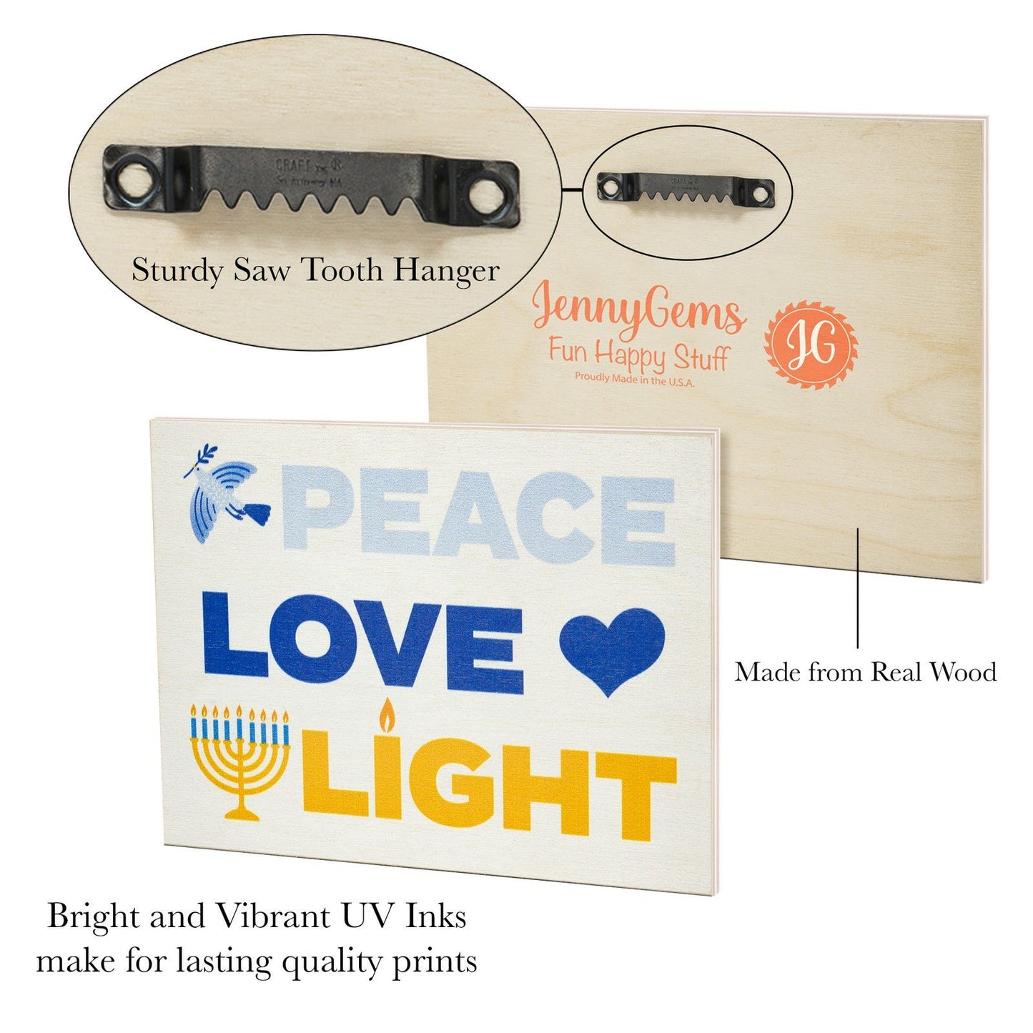 JennyGems Hanukkah Decorations Hanukkah Party Decorations, Hanukkah Gifts Sign