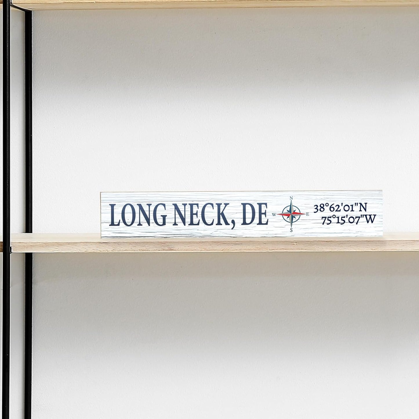 JennyGems Long Neck Delaware Gifts and Souvenirs, Delaware Sign, Beach Decor, Made in USA