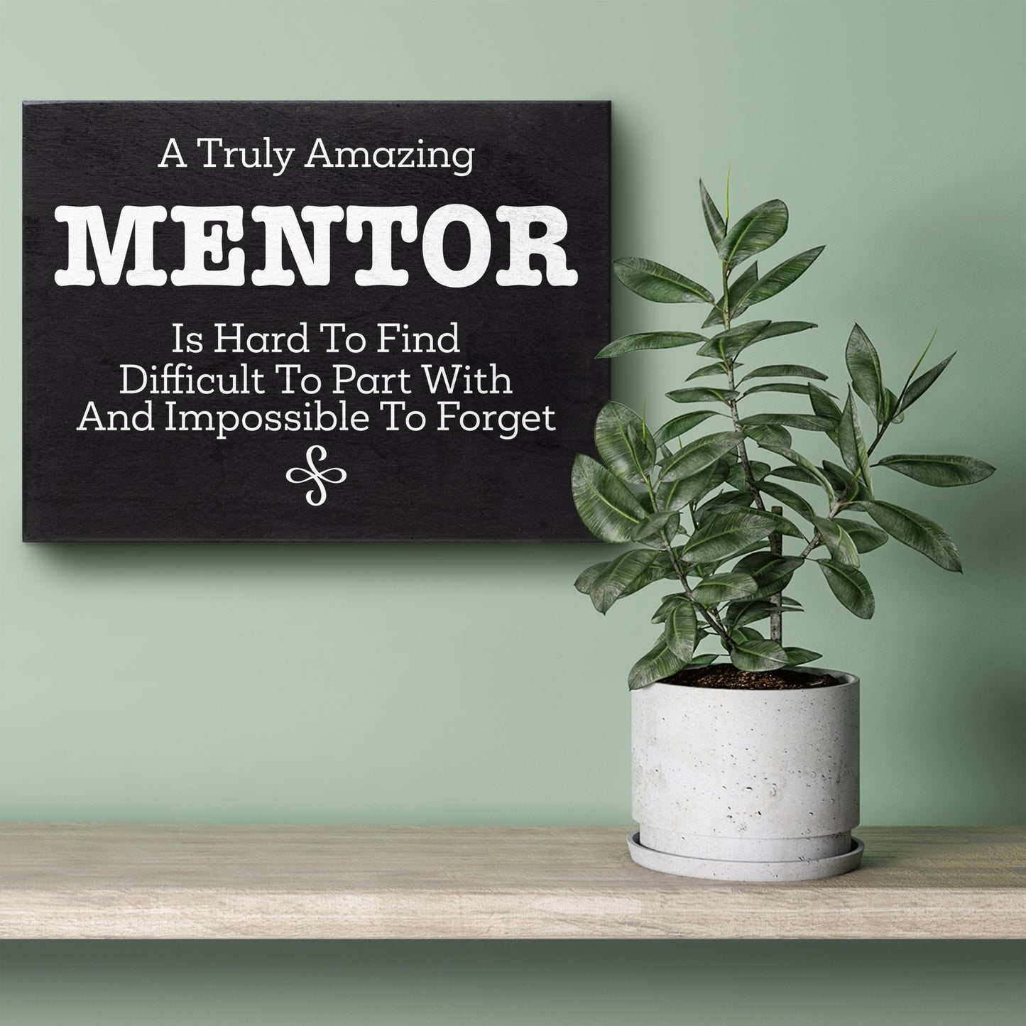 JennyGems Boss Gifts, Mentor Gifts, Gifts for Leader, Boss Mentor Leader Appreciation Gifts, 8x6 Inch Wood Sign, Bosses Day Gift, Gift for Mentor, Leader Gifts, Going Away Gifts Retirement Gifts