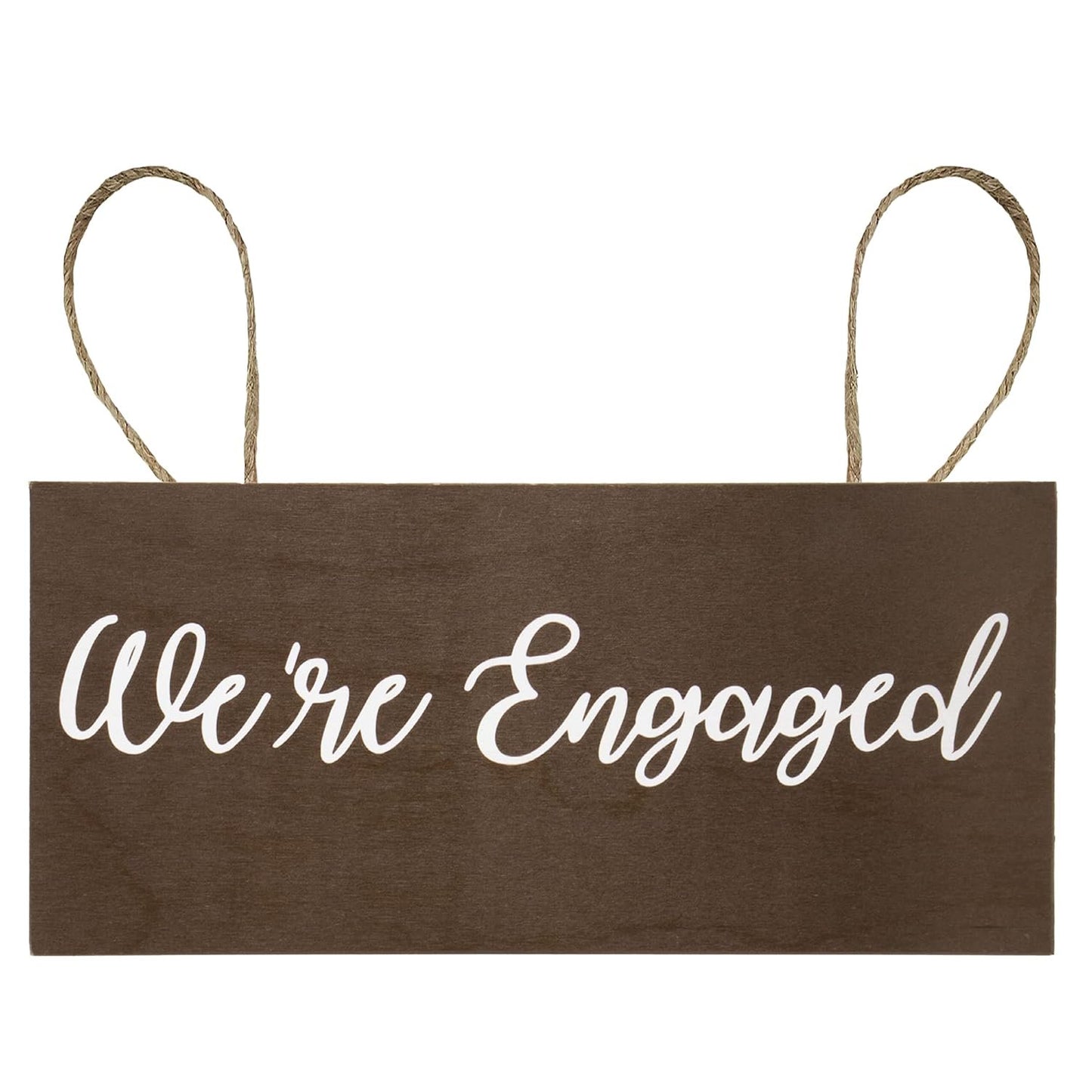 We're Engaged | Engagement Photo Prop Sign | Engagement Announcement | Engagement Photoshoot Sign | Engagement Party Decoration|