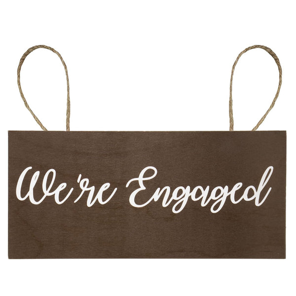 We're Engaged | Engagement Photo Prop Sign | Engagement Announcement | Engagement Photoshoot Sign | Engagement Party Decoration|