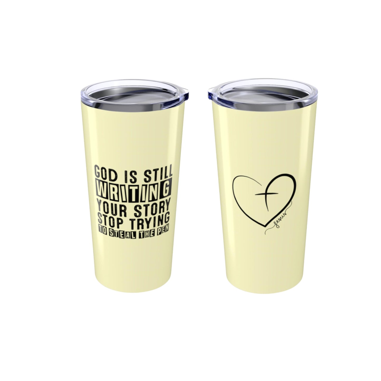 God Tumbler Christian Tumbler God Affirmation, God is Writing Your Story, Trust God Tumbler, Christianity Gift for Her